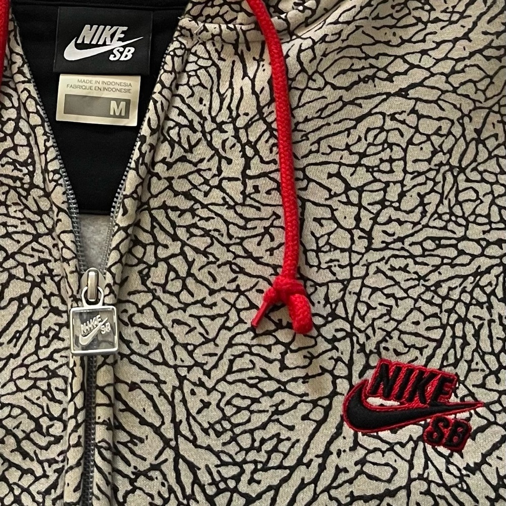 NikeSB Elephant print full-zip hoodie *RARE - Picture 3 of 7